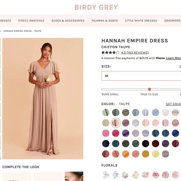 Birdy Grey | Dresses | Birdy Grey Bridesmaid Dress Taupe | Poshmark